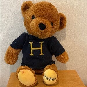 Harry Potter Brown Teddy Bear with Navy Sweater